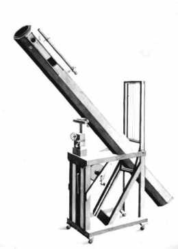A 7ft telescope designed and built by William Herschel