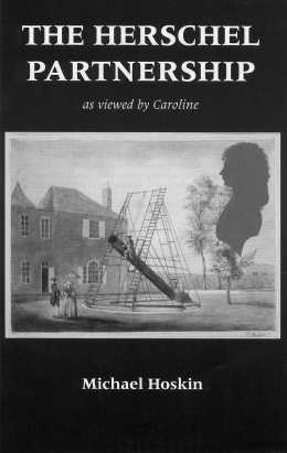 Photograph of the front cover of the book, The Herschel Partnership by Michael Hoskin